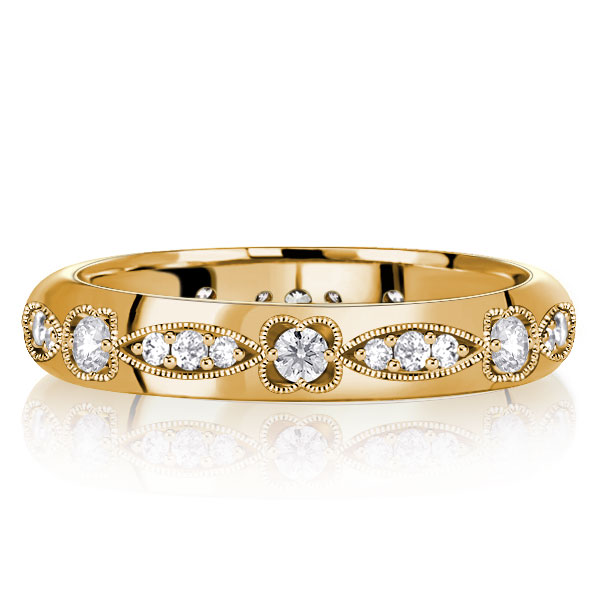 eternity band - Italo Vintage Eternity Band Single Round Wedding Band For Women, Italo jewelry - Online Catalog