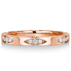 Eternity band - Italo Unique White Sapphire Lacie Wedding Band Lacie Ring, Apparel & Accessories, Italo jewelry - Online Catalog