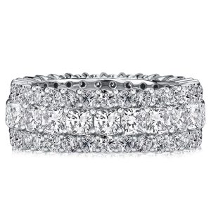 Eternity band - Italo Eternity Cushion Cut Wedding Band For Women, Apparel & Accessories, Italo jewelry - Online Catalog