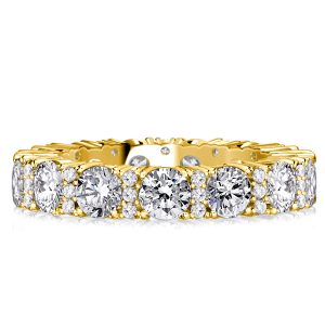 Eternity band - Italo Micro Pave Round Cut Eternity Accent Wedding Band, Apparel & Accessories, Italo jewelry - Online Catalog