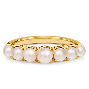 classic band - Italo Golden Pearl Ring Classic Pearl Jewelry For Women, Italo jewelry - Online Catalog