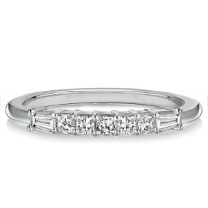 classic band - Italo Five Stone Cushion Cut Wedding Band For Women, Italo jewelry - Online Catalog