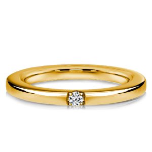 classic band - Italo 2 mm Single Stone Wedding Band For Women Classic, Italo jewelry - Online Catalog