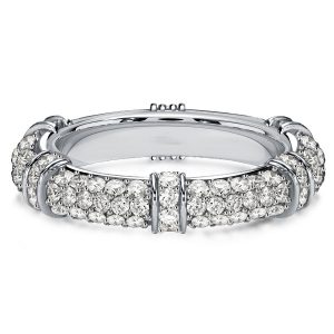 Eternity band - Italo Round Cut Paved Eternity Wedding Band Anniversary Rings, Apparel & Accessories, Italo jewelry - Online Catalog