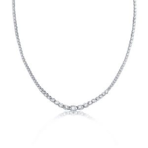necklaces - Italo Tennis Necklace For Women Sterling Silver Necklace, Italo jewelry - Online Catalog