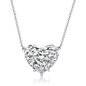 necklaces - Italo Heart Cut Pendant Necklace For Women In Sterling Silver, Italo jewelry - Online Catalog