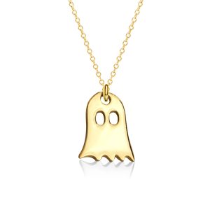 Necklaces - Dainty Golden Ghost Pendant Necklace, Apparel & Accessories, Italo jewelry - Online Catalog