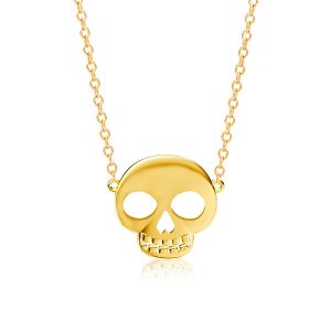 Necklaces - Golden Skull Pendant Necklace, Apparel & Accessories, Italo jewelry - Online Catalog