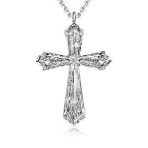 necklaces - Italo Cross Necklace Pendant Necklace In Sterling Silver, Italo jewelry - Online Catalog