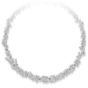 Necklaces - Abstract Arrangement Multi Cut Tennis Necklace For Women, Apparel & Accessories, Italo jewelry - Online Catalog