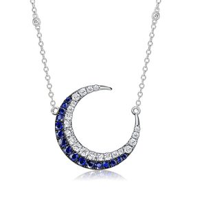 necklaces - Italo Crescent Moon Pendant Necklace For Women, Italo jewelry - Online Catalog