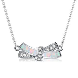 necklaces - Italo Knot Short Necklace Opal Jewelry For Women, Italo jewelry - Online Catalog