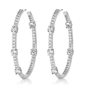 earrings - Italo Hoop Earrings For Women Sterling SIlver Earrings, Italo jewelry - Online Catalog