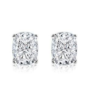 Earrings - Italo Classic Cushion Cut Stud Earrings For Women, Apparel & Accessories, Italo jewelry - Online Catalog