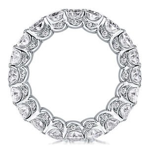 Eternity band - Classic Emerald Eternity Wedding Band, Apparel & Accessories, Italo jewelry - Online Catalog