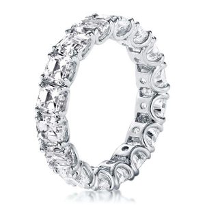 Eternity band - Classic Eternity U Prong Asscher Cut Wedding Band, Apparel & Accessories, Italo jewelry - Online Catalog