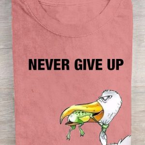 Crew Neck Loose Cartoon Casual T-Shirt, T-shirts, Lilicloth.com