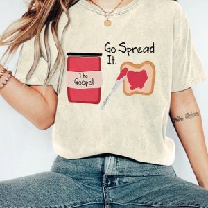 The Gospel Go Spread It Christian Vintage Distressed Shirt, T-shirts, Lilicloth.com