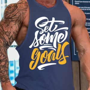 Set Some Goals Sporty Crew Neck Knit, Tank Tops, Lilicloth.com