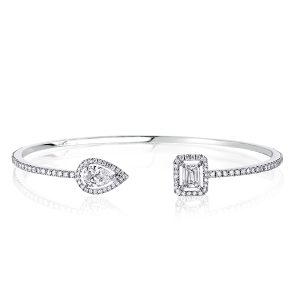 Bracelets - Halo Pear & Emerald Cut Bracelet, Apparel & Accessories, Italo jewelry - Online Catalog