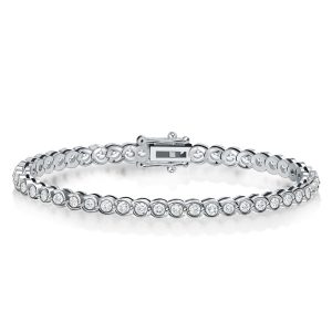 Bracelets - Classic Round Cut Tennis Bracelet For Women, Apparel & Accessories, Italo jewelry - Online Catalog