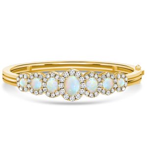 Bracelets - Italo Halo Opal Bangle Bracelet Opal Jewelry Antique Bangle, Apparel & Accessories, Italo jewelry - Online Catalog