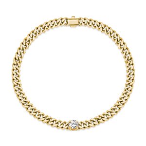 Bracelets - Italo Golden Solitaire Bracelet Link Bracelet, Apparel & Accessories, Italo jewelry - Online Catalog