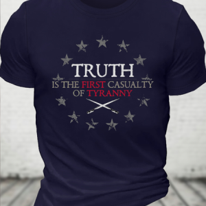 Cotton Truth Is The First Crew Neck Casual Loose T-Shirt, T-shirts, Lilicloth.com