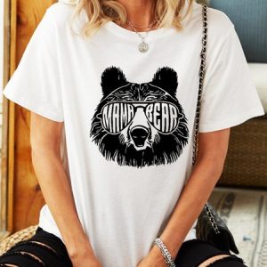 Mama Bear Mother's Day Graphic Crew Neck Tee Top, T-shirts, Lilicloth.com