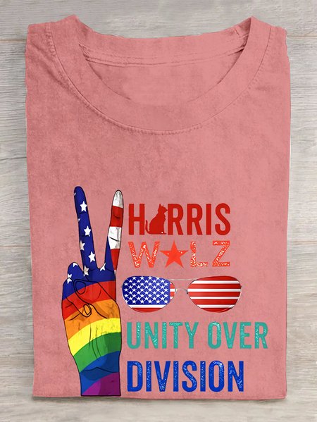 Unity Over Division Cotton T-shirt, T-shirts, Lilicloth.com