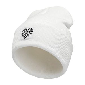 Heart Valentine's Day Beanie Hat, Hats, Lilicloth.com
