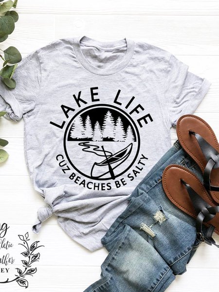 Lake Life Summer Tee, T-shirts, Lilicloth.com