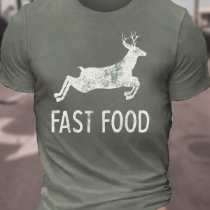 Funny Joke Hunting Casual Loose T-Shirt, T-shirts, Lilicloth.com