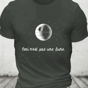 This Is Not A Moon Cotton T-Shirt, T-shirts, Lilicloth.com