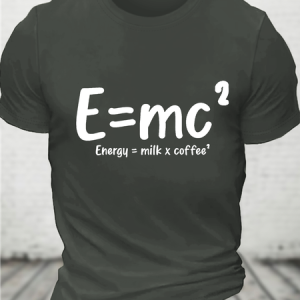 Energy = Milk Coffee² Cotton T-Shirt, T-shirts, Lilicloth.com