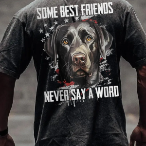Best Friend Black LAB Vintage Washed Shirt, T-shirts, Lilicloth.com