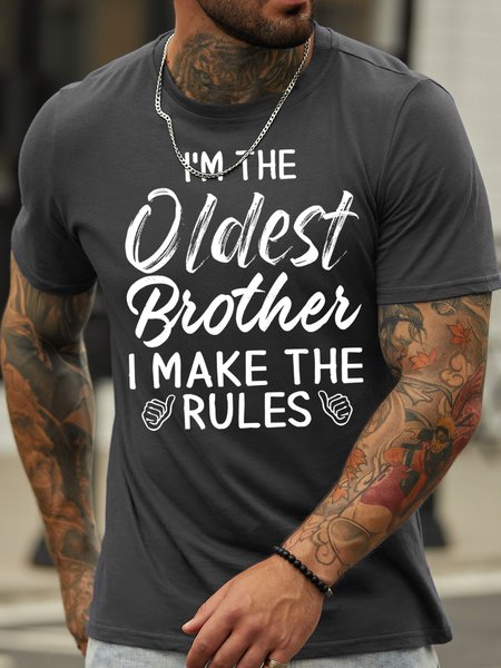 Lilicloth X Abu Gift For Brother I'm The Oldest Brother Mens T-Shirt, T-shirts, Lilicloth.com