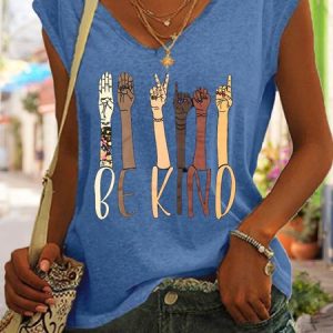 Be Kind Letter Knit Tank, Tank Tops, Lilicloth.com