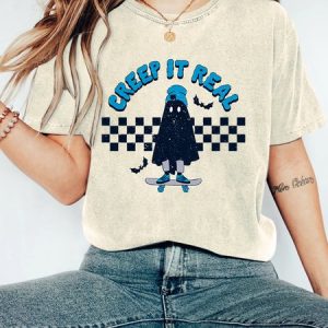 Halloween Creep it Real  Vintage Distressed Shirt, T-shirts, Lilicloth.com