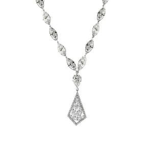 Necklaces - Marquise Cut Pendant Necklace, Apparel & Accessories, Italo jewelry - Online Catalog