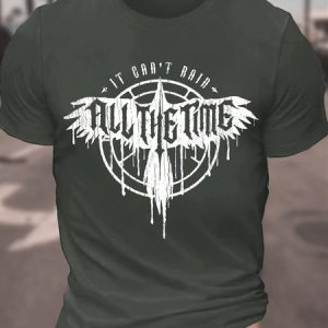 It Can't Rain All The Time Cotton T-shirt, T-shirts, Lilicloth.com