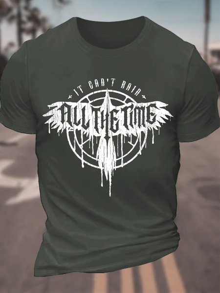 It Can't Rain All The Time Cotton T-shirt, T-shirts, Lilicloth.com