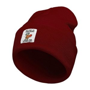 That's What I Do I Read Books I Drink Tea And I Know Things Animal Graphic Beanie Hat, Hats, Lilicloth.com
