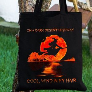 On A Dark Desert Highway Shopping Tote, Bags, Lilicloth.com