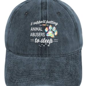 I Support Putting Animal Funny Hat, Men's Hats, Lilicloth.com