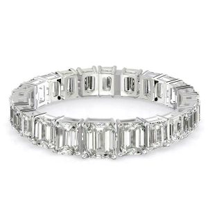 bracelets - Classic Emerald Cut Tennis Bracelet, Italo jewelry - Online Catalog