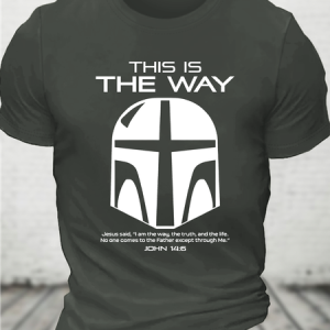 This Is The Way John 14 6 Christian Cotton T-Shirt, T-shirts, Lilicloth.com