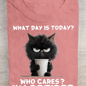What Day Is Today I'm Retired Cotton T-Shirt, T-shirts, Lilicloth.com