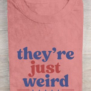 They're Just Weird Shirt Kamala Harris Cotton T-shirt, T-shirts, Lilicloth.com