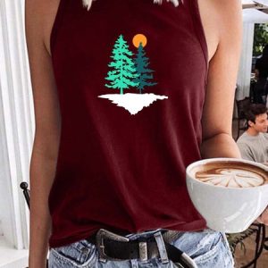 Landscape print Tank Top, Tank Tops, Lilicloth.com